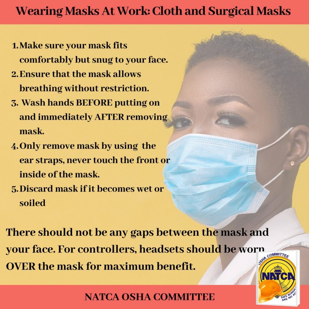 OSHA's Tips for Wearing a Mask at Work NATCA