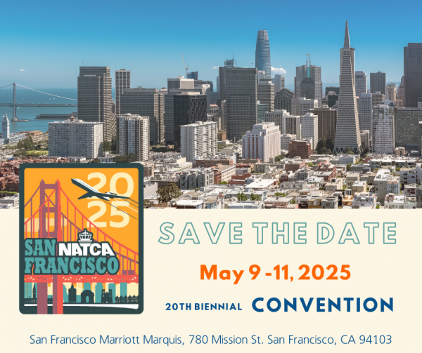 Save the Date for the 20th Biennial Convention in San Francisco NATCA